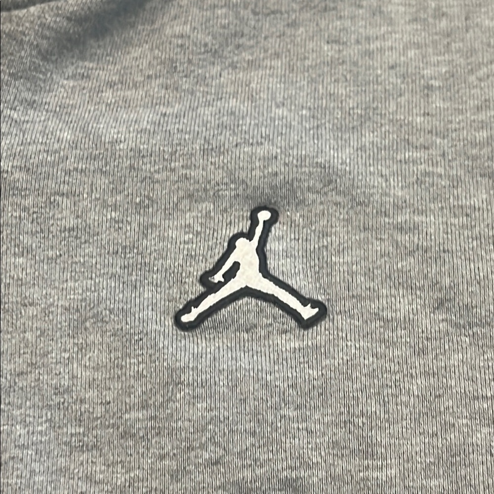 Jordan Gray Zip-Up Sweatshirt with Hood - Picture 2 of 6